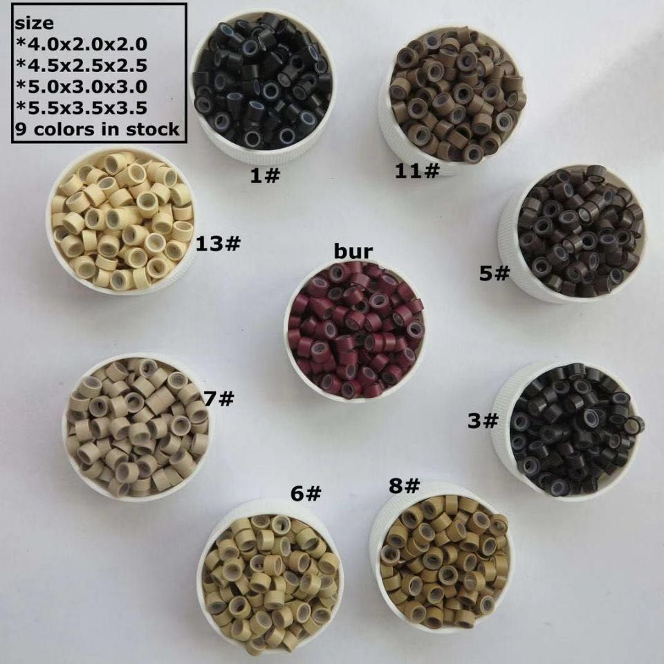 Wholesale human hair products 3mm micro beads
